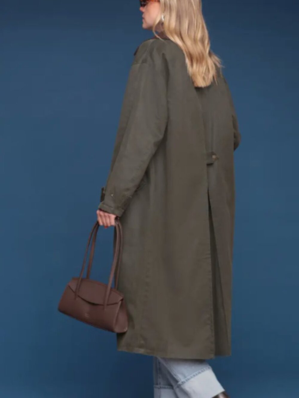 Avec Les Filles Contrast Collar Barn Coat - Picture 3 of 4